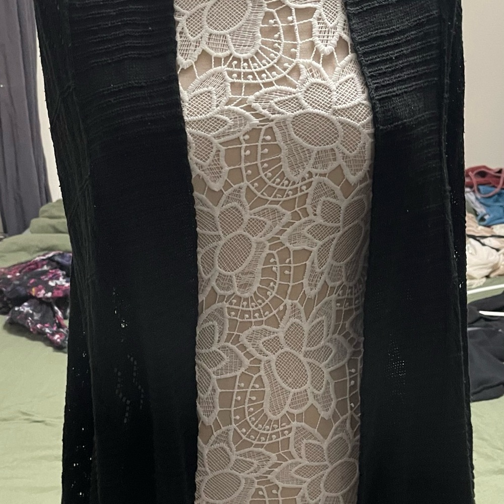 Derek Heart Black Knit Sweater tank top style